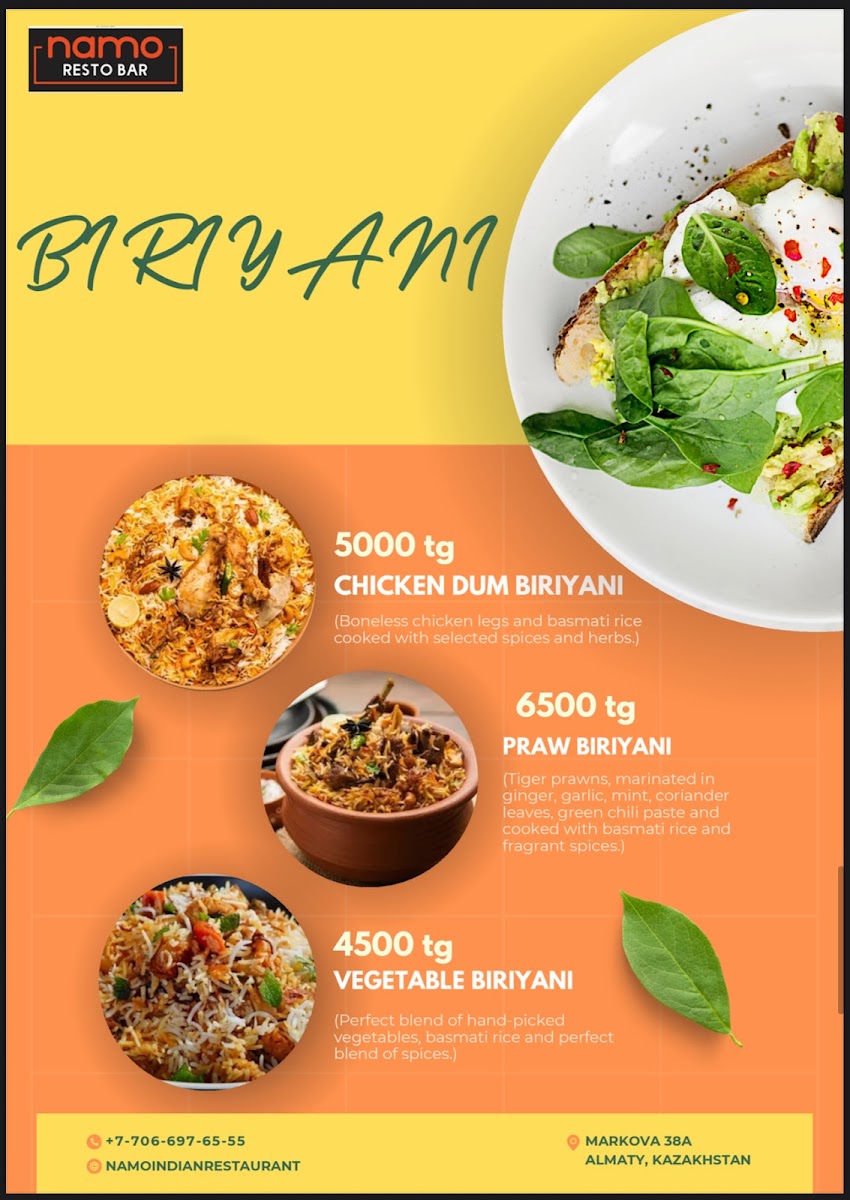 Menu Namo Indian Restaurant-4