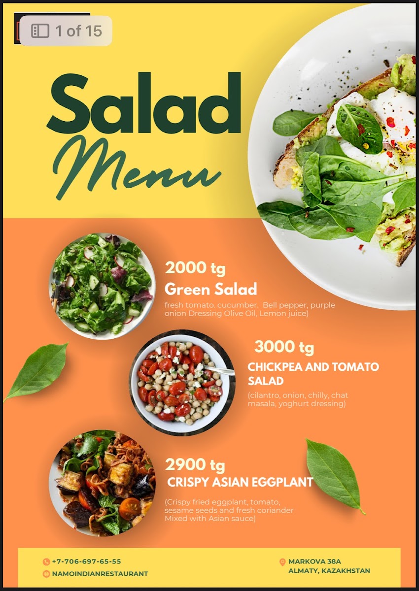 Menu Namo Indian Restaurant-7